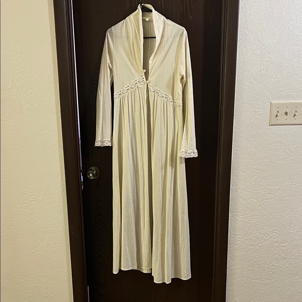Hanro peignoir robe Long Sleeve